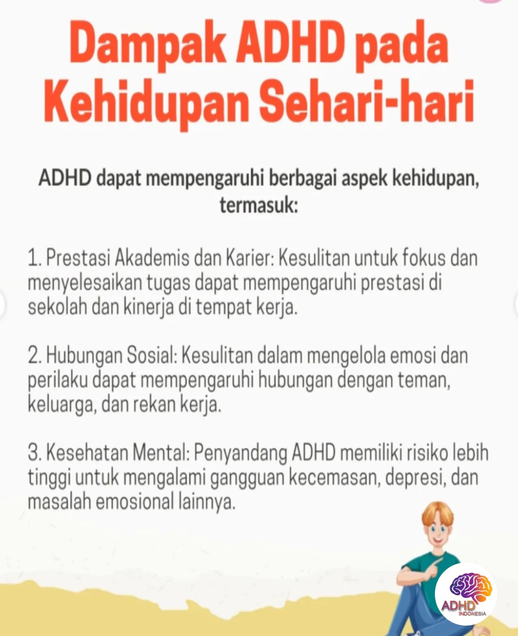 ADHD dan Hubungan Sosial Anak di Lingkungan Sekolah di Kabupaten Pesisir Barat