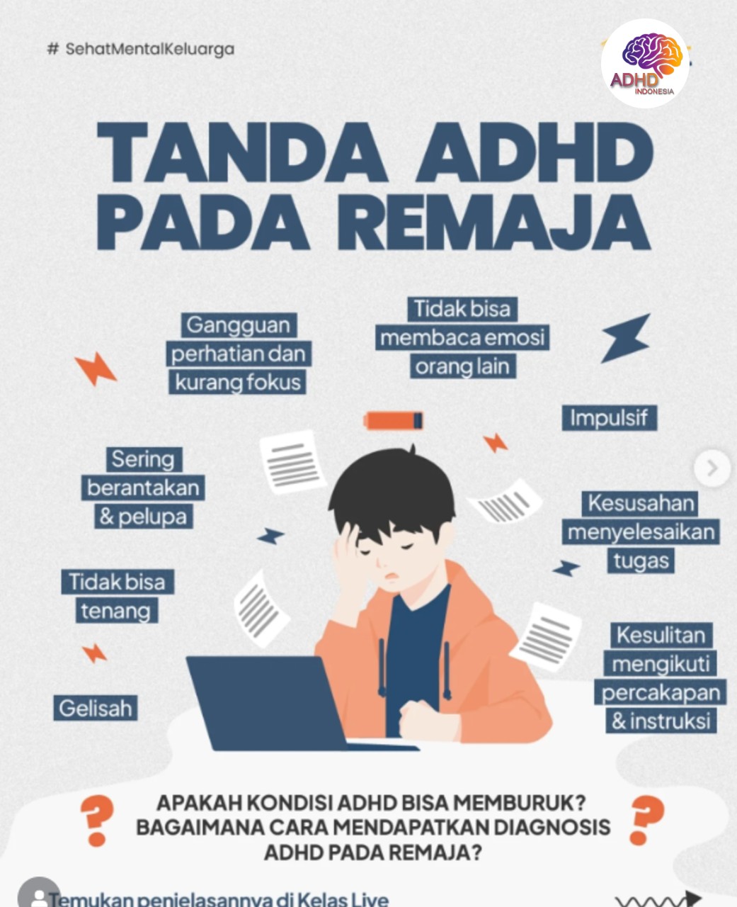 Screening ADHD Non-Diagnostik: Edukasi Awal bagi Orang Tua di Kabupaten Pesisir Barat
